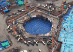 Concreting of the Bottom Plate of the Box-Shaped Foundation of the Lakhta Center Tower